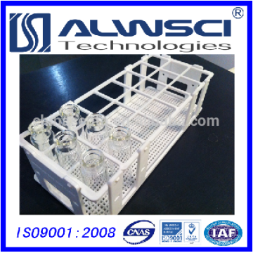 30mm 7 * 3 agujeros White Vial Rack para EPA VOA Vial